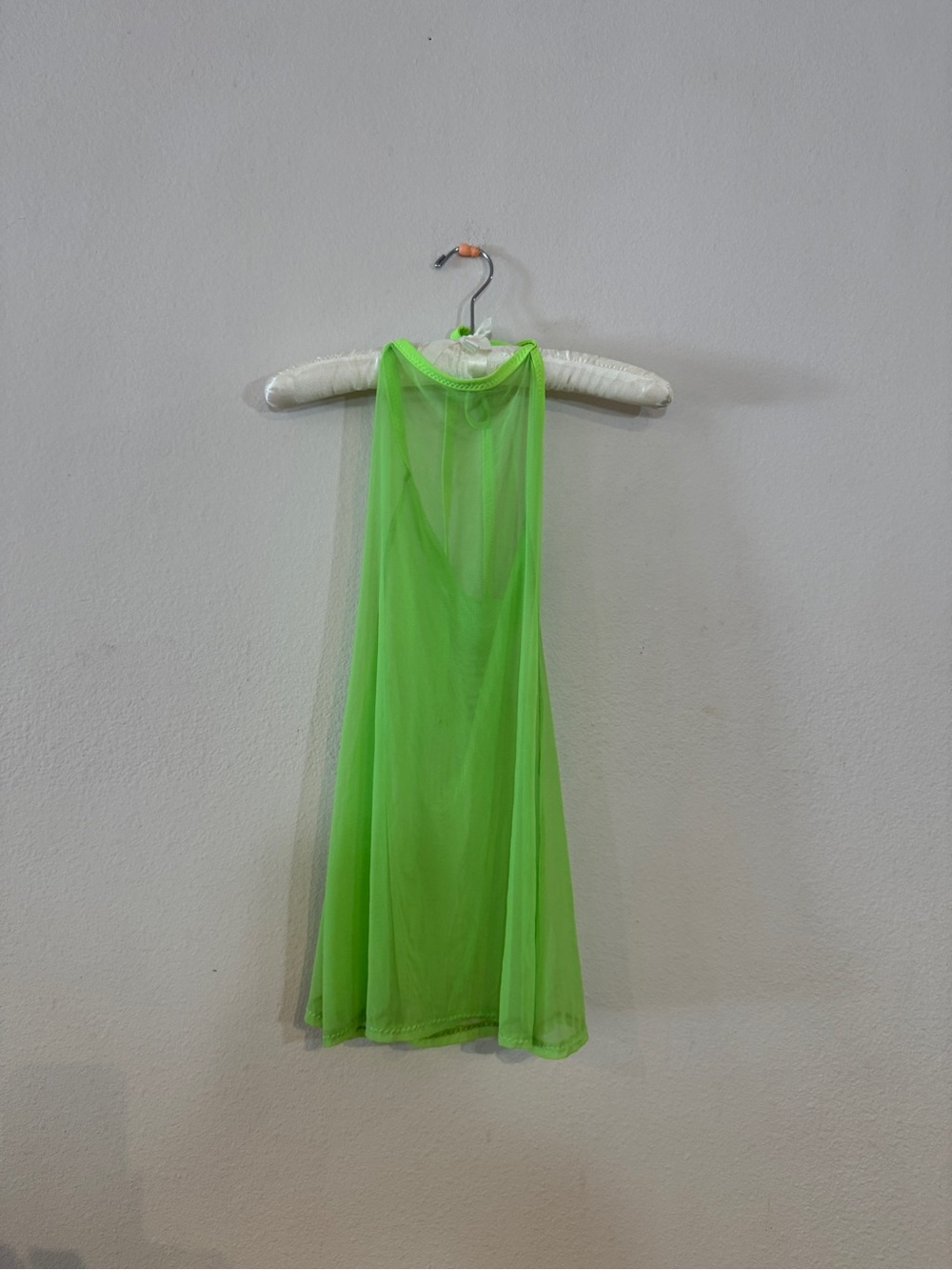 Sheer halter dress